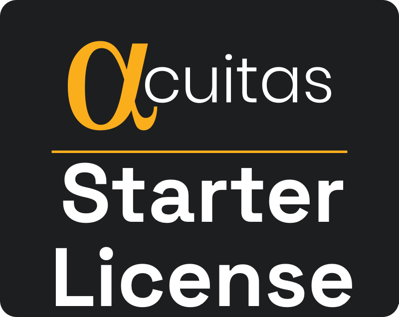 Acuitas starter license